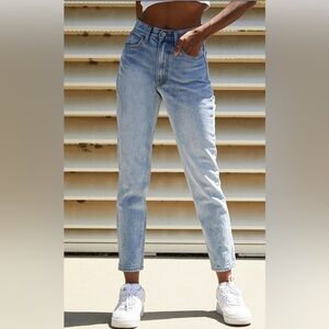 John Galt Medium Wash Straight Leg Jeans